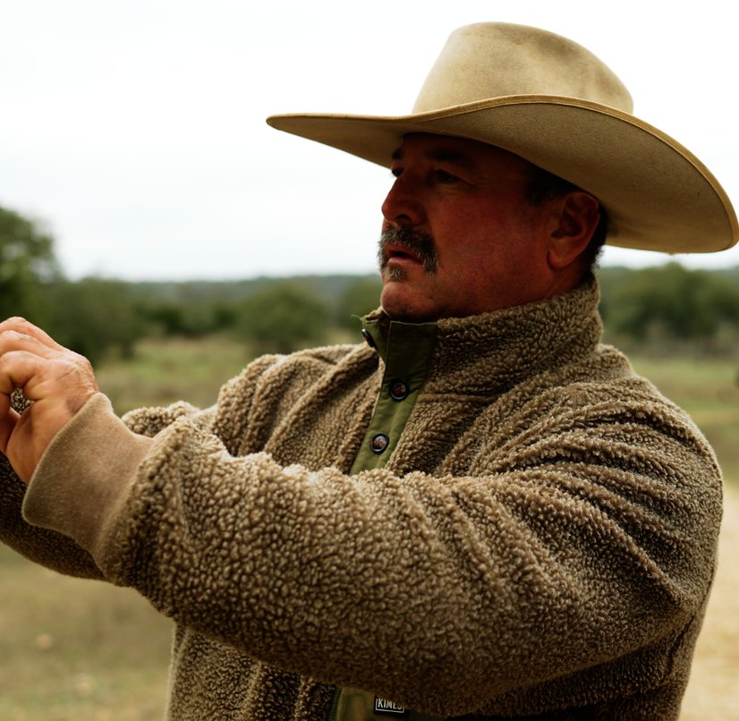 Rancher using Fronteir software with his phone camera.